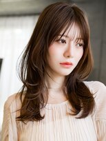 レノラ 本町(LENORA)&nbsp;☆ホワイトグレージュミニウルフデジタルパーマチェリーブラウン