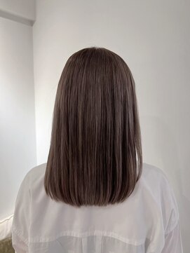 ジーナ 船橋(Zina) 髪質改善＊ロングレイヤーグレーベージュ＊美髪【Zina船橋】