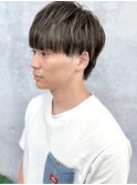 ハイライトカラー/マッシュ/ウルフ/アッシュ/ナチュラルショート