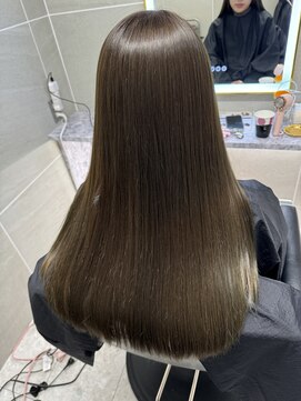 アンジェリカラボ 梅田店(ANGELICA LABO) オリーブ×レイヤー×韓国ヘア×超高濃度水素TR髪質改善【川又】