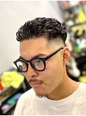 宮城リョータ風パーマスキンフェード
