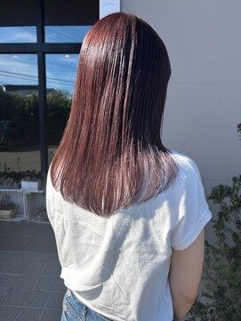 クレール グラン 富塚(clair,e gran) セミロング/レッドブラウン