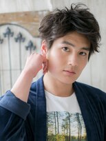 トニーアンドガイ メン 与野駅前店(TONI&GUY MEN) 20代30代アースカラー清潔感くせ毛風ショートj与野