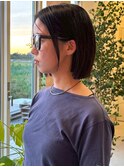 【70.ボブ】レイヤーカット・酸性ストレート・白髪染め・学割◎