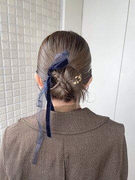 fuu + KENJE 【フウバイケンジ】 【12月6日NEW OPEN(予定)】 【misa】カチモリ/金箔/結婚式アレンジ/お呼ばれヘア