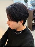 MEN’S HAIR/千葉駅/センターパート/曲がる縮毛矯正/齊藤大樹