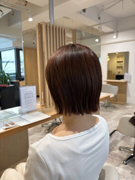 ソイクフ 四条大宮店(SOY-KUFU) 20代30代40代◎似合わせカット小顔ヘーゼルココアベージュ