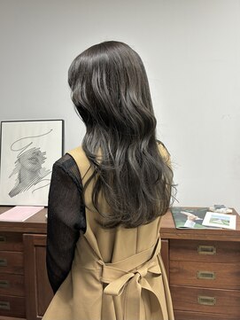 ヘアー アイス 御器所本店(HAIR ICI) 10代20代ブリーチなしオリーブベージュグレージュレイヤーカット
