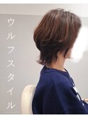 ウルフヘアスタイル