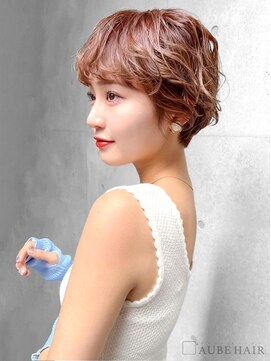 オーブヘアー チャーム 福岡柳川店(AUBE HAIR charm) 20代・30代_マッシュショートパーマ
