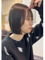 ファースト 仙台店(first)&nbsp;顎ラインボブ×透明感カラー