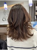 30代40代cureオススメ　ミディアムウルフ