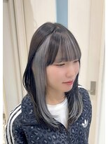 ベルバイグレイス(BELLE by grace)&nbsp;インナーカラーホワイトシルバー(フェイスフレーミング)