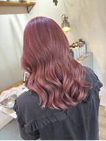 アーブルポンテ(ARBRE ponte)&nbsp;ブリーチダブルカラーピンク髪質改善トリートメント