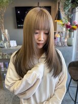 リゼル(LIZEL) レイヤーカット明るめベージュインナーオフブラック