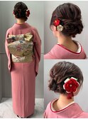 結婚式ヘア 留袖×上品シニヨンアレンジ