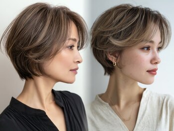 大人女性専門店 guleum いわき 髪質改善/白髪染め/白髪ぼかし/オーガニックカラーの写真/大人のお洒落に欠かせない透明感&艶を実現*[いわき/白髪染め/白髪ぼかし/ヘッドスパ/オーガニックカラー]
