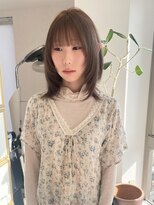 ニューヨークニューヨーク 山科店(NYNY) 【ブリーチあり】ヘーゼルベージュ×ハッシュレイヤー