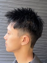 テンション(tension)&nbsp;メンズスパイキーショートテーパーフェード札幌大通バスセンター