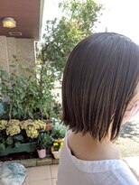 ヘアメイクボッカ(hair make Bokka)&nbsp;切りっぱなしボブ×艶髪