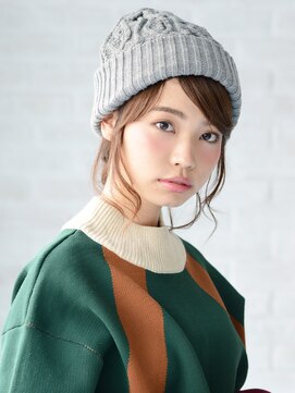 ヘアアンドメイク アース 聖蹟桜ヶ丘店(HAIR&MAKE EARTH) ニット帽アレンジ【EARTH聖蹟桜ヶ丘店】