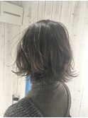 グラデーションカラー/グレージュ/外ハネボブ/20代30代40代50代