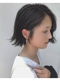 外はね大人ボブ
