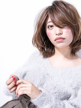 カバーヘア ブリス 北浦和(COVER HAIR bliss) ハイライトグラデーションxウルフパーマv北浦和20代30代40代