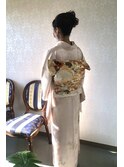 訪問着着付け&ヘアセット