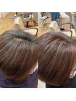 プラーチェ 橋本(Plaatje)&nbsp;☆白髪ぼかしハイライト☆グレーベージュ【担当：大古田】