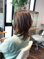 アトリエアルシュ(atelier ARCHE) マッシュウルフ,ひし形ミディアム,外ハネミディアム