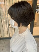 美シルエットショートボブ_海浜幕張