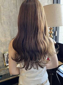 フルアヘッド(FULL A HEAD) ミルクティー×ロングレイヤー