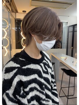 ラ キング(LA KING) マッシュウルフ　グレージュ