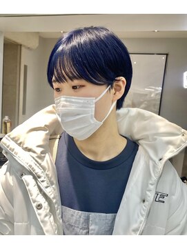 ヴェイン 渋谷(vain) ブルーブラック×ショート