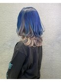 ウルフカットインナーカラー