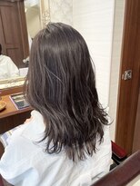 エニィ 池袋西口(Any)&nbsp;ハイライトカラー　グレージュカラー　ミディアムレイヤー　w003