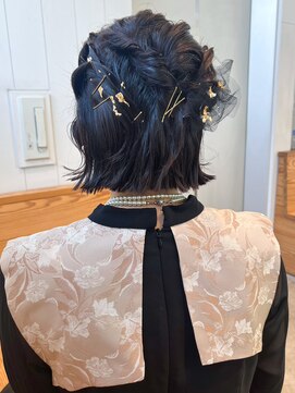 アイティーバイアルバム 下北沢店(IT by ALBUM) ボブヘアアレンジ_マチルダボブピンクベージュ_ba460241