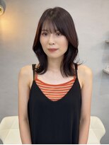 シーン(SCEN)&nbsp;くびれヘア　ほんのりオレンジブラウン