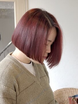 トト 船橋店(toto.) 黒髪/グレーベージュ/レイヤーロング/前髪パーマ[西船橋/津田沼]