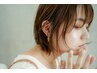 【顔周りのクセが気になる方に♪】顔周り縮毛矯正＋Cut＋Sh、Tr 込み☆ ￥7400