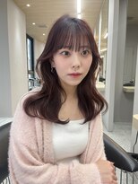 天神美容室&nbsp;天神美容室×韓国ヘア×ワインレッド