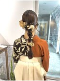 卒業式ヘア、ポニーアレンジ