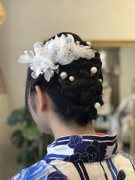 ボンビィヴァン(bon-vivant) 大分/府内町/浴衣着付+ヘアセット