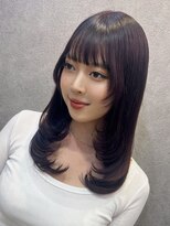 ロンド フィーユ(Lond fille)&nbsp;暗髪韓国風レイヤーカット