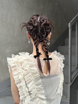ビビト(bibito) bibito ヘアセット ヘアアレンジ ツインアレンジ y2k