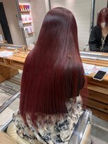 メロウマン(mellowman)&nbsp;ワインレッド20代30代40代ハイライトブリーチダブルカラー立川