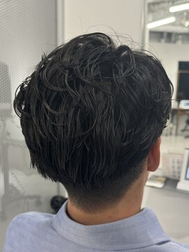 バース 梅田中崎町店(BIRTH) ニュアンスパーマセンターパート韓国メンズパーマ