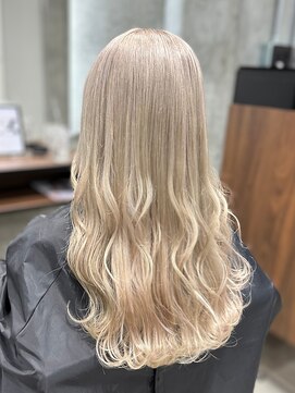 オルズ 渋谷(ALLZ) ブロンドケアブリーチハイトーンカラー髪質改善トリートメント