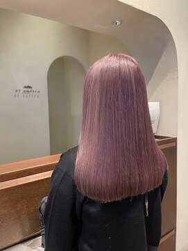 エルサフィロ ヨドヤバシ(el zafiro yodoyabashi) ラベンダーピンク　ハイトーンカラー